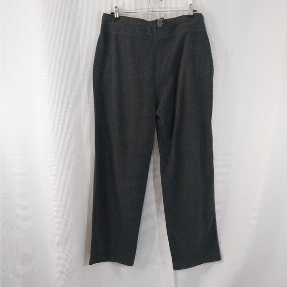 AEROPOSTALE! PLUSH GRAY OVERSIZED LIGO FRONT WIDE LEG SWEATPANTS, ACTIVE! SZ L - Picture 5 of 10